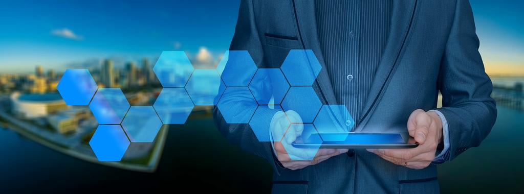 Modern technology solutions background